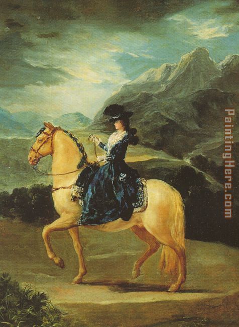 Francisco de Goya Maria Teresa of Vallabriga on Horseback